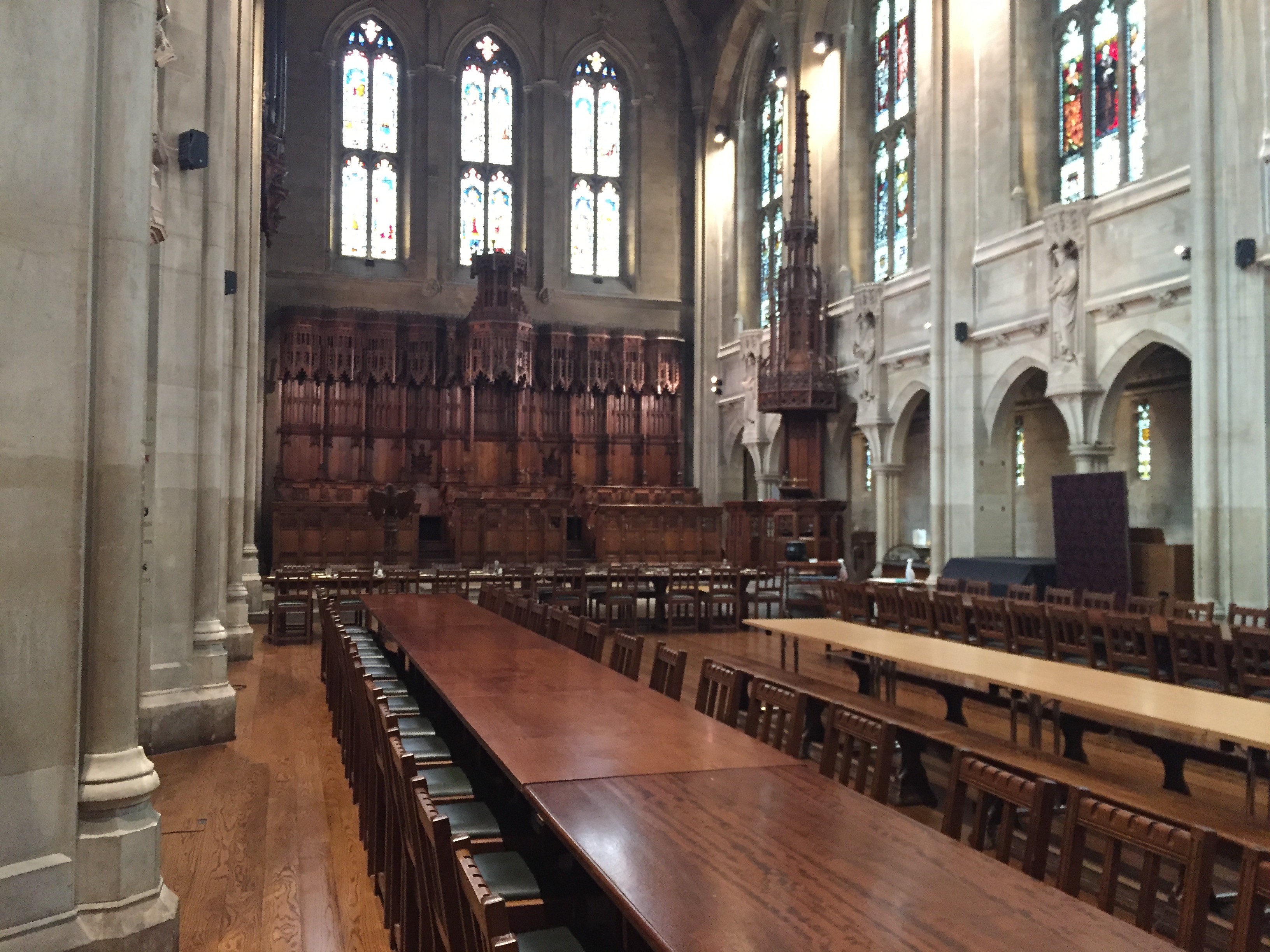 Mansfield College dining hall